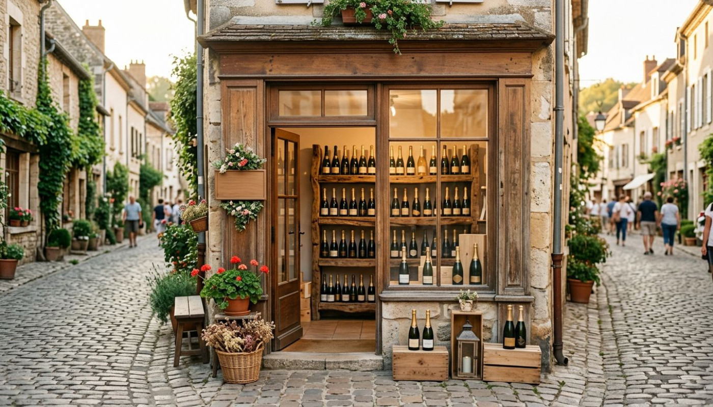 Quel rôle jouent les petites boutiques dans la renommée des producteurs de champagne ?