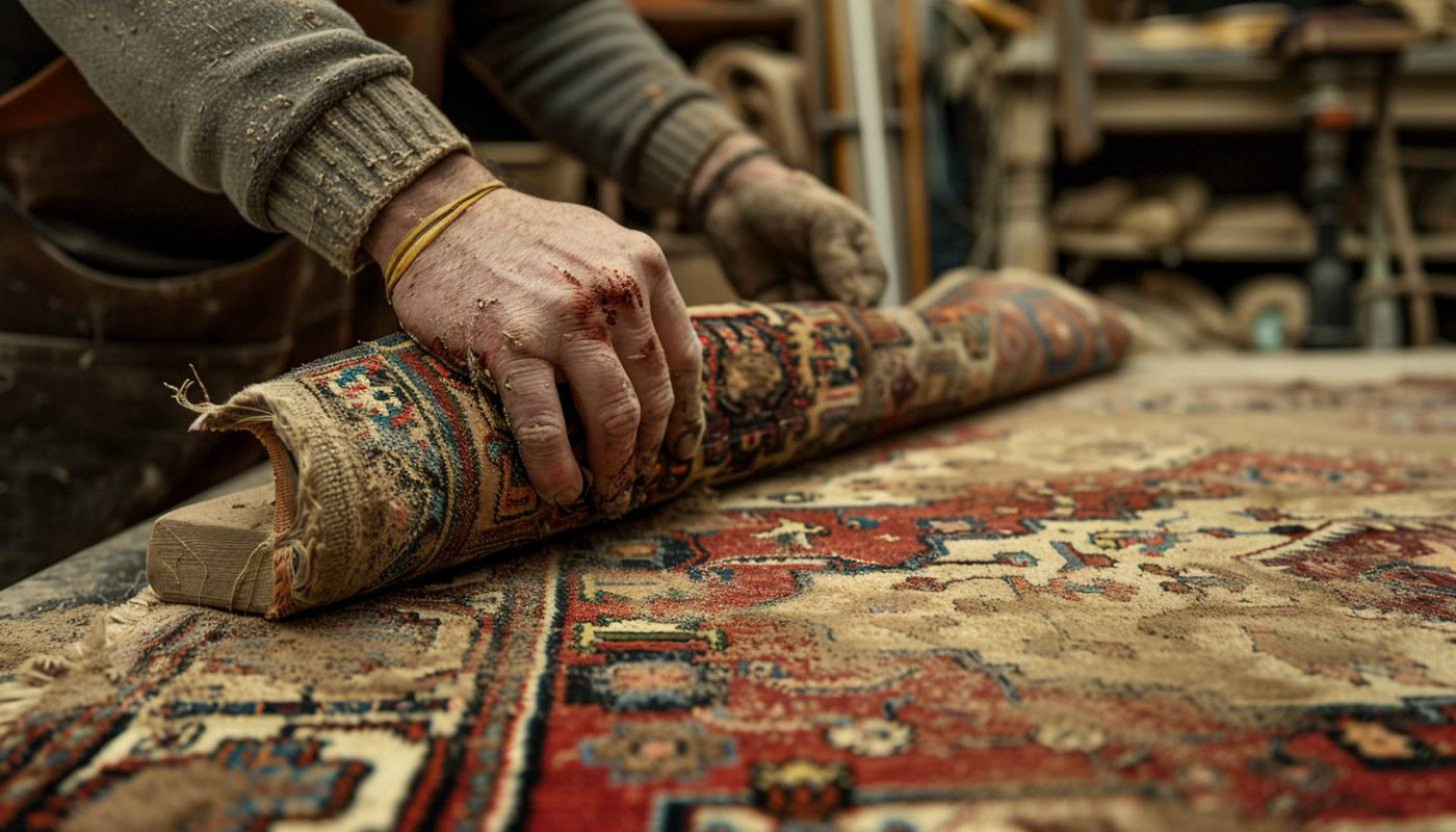 Techniques traditionnelles de nettoyage et restauration de tapis
